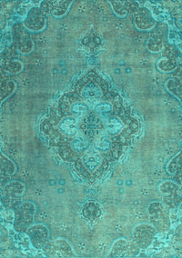 Abstract Light Blue Modern Rug, abs2796lblu