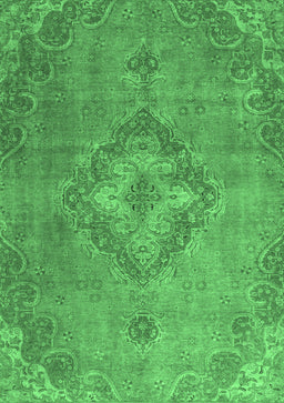 Abstract Emerald Green Modern Rug, abs2796emgrn