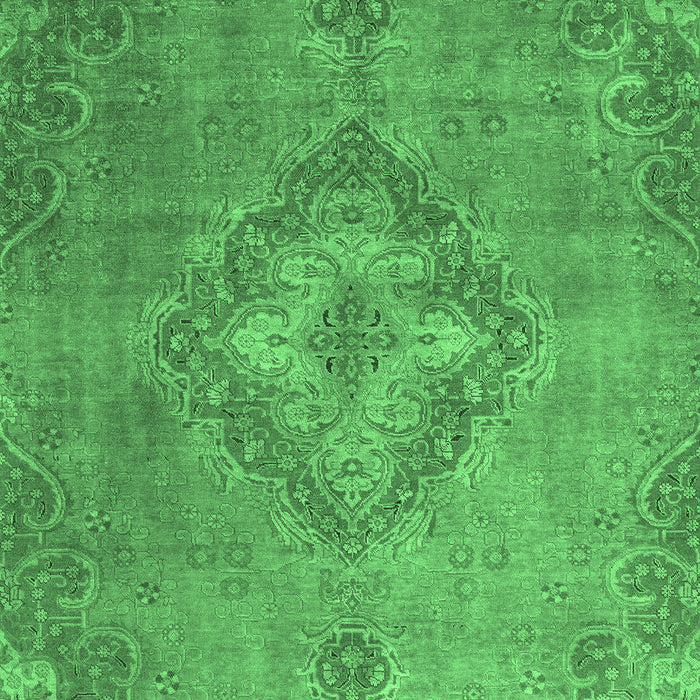 Abstract Emerald Green Modern Rug, abs2796emgrn