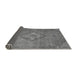 Sideview of Abstract Gray Modern Rug, abs2796gry