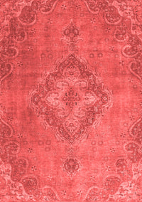 Abstract Red Modern Rug, abs2796red