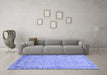 Machine Washable Abstract Blue Modern Rug in a Living Room, wshabs2797blu