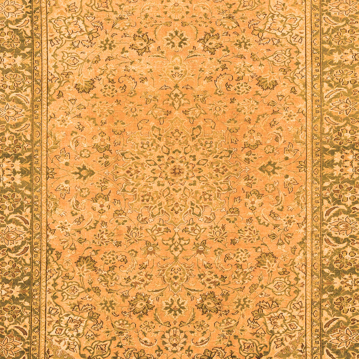 Machine Washable Abstract Orange Modern Area Rugs, wshabs2797org