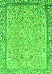 Abstract Green Modern Rug, abs2797grn