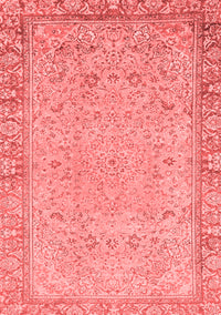 Abstract Red Modern Rug, abs2797red