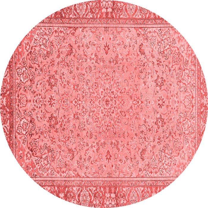 Machine Washable Abstract Red Modern Rug, wshabs2797red
