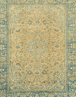 Abstract Dark Green Modern Rug, abs2797