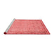 Modern Red Washable Rugs