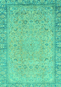 Abstract Turquoise Modern Rug, abs2797turq