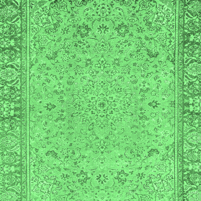Abstract Emerald Green Modern Rug, abs2797emgrn