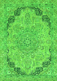 Abstract Green Modern Rug, abs2798grn