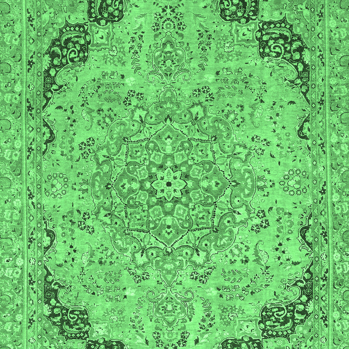 Abstract Emerald Green Modern Rug, abs2798emgrn