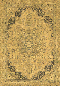 Abstract Brown Modern Rug, abs2798brn