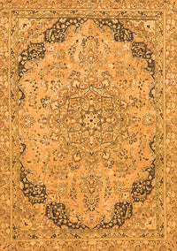 Abstract Orange Modern Rug, abs2798org