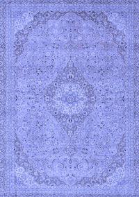 Abstract Blue Modern Rug, abs2799blu