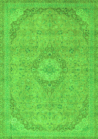 Abstract Green Modern Rug, abs2799grn