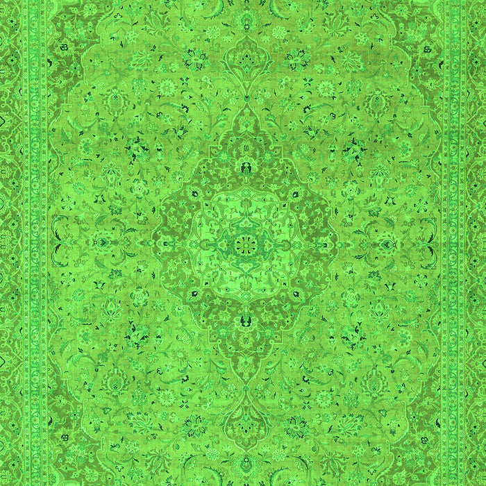 Abstract Green Modern Rug, abs2799grn