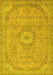 Machine Washable Abstract Yellow Modern Rug, wshabs2799yw