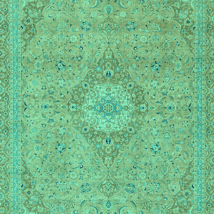 Abstract Turquoise Modern Rug, abs2799turq