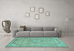 Machine Washable Abstract Light Blue Modern Rug in a Living Room, wshabs2799lblu