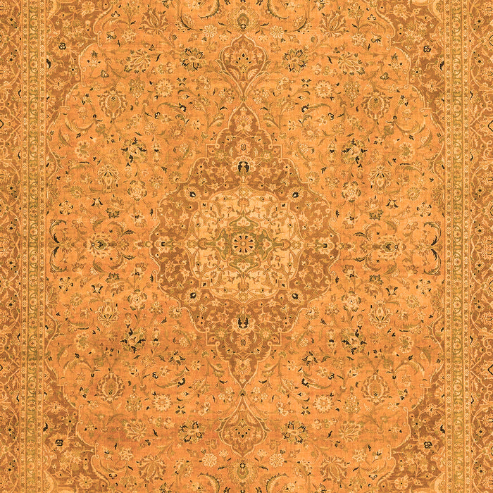 Abstract Orange Modern Rug, abs2799org