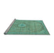 Sideview of Machine Washable Abstract Light Blue Modern Rug, wshabs2799lblu