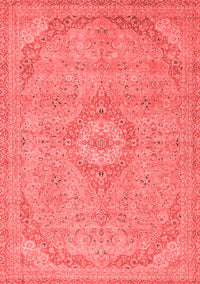 Abstract Red Modern Rug, abs2799red