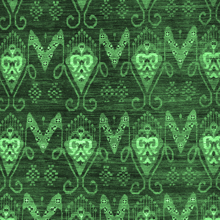 Oriental Emerald Green Modern Rug, abs279emgrn