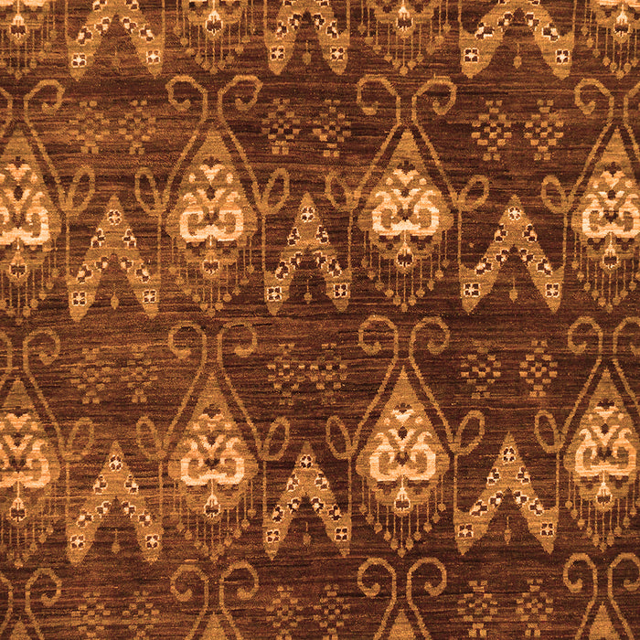 Oriental Orange Modern Rug, abs279org