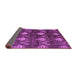 Sideview of Oriental Purple Modern Rug, abs279pur