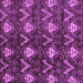 Square Machine Washable Oriental Purple Modern Area Rugs, wshabs279pur