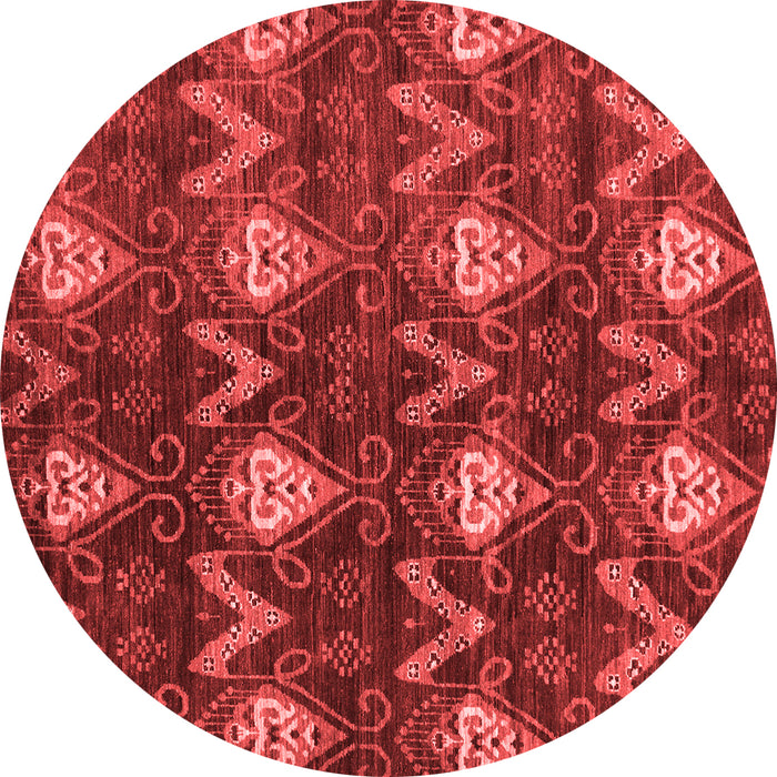 Machine Washable Oriental Red Modern Rug, wshabs279red