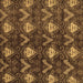 Square Oriental Brown Modern Rug, abs279brn