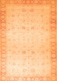 Oriental Orange Traditional Rug, abs27org