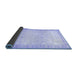 Sideview of Oriental Blue Traditional Rug, abs27blu