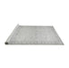 Sideview of Machine Washable Oriental Gray Traditional Rug, wshabs27gry