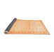 Sideview of Oriental Orange Traditional Rug, abs27org