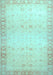 Oriental Light Blue Traditional Rug, abs27lblu