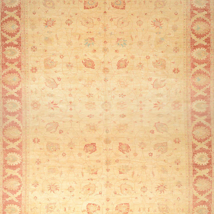 Machine Washable Abstract Orange Rug, wshabs27