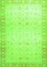 Oriental Green Traditional Rug, abs27grn