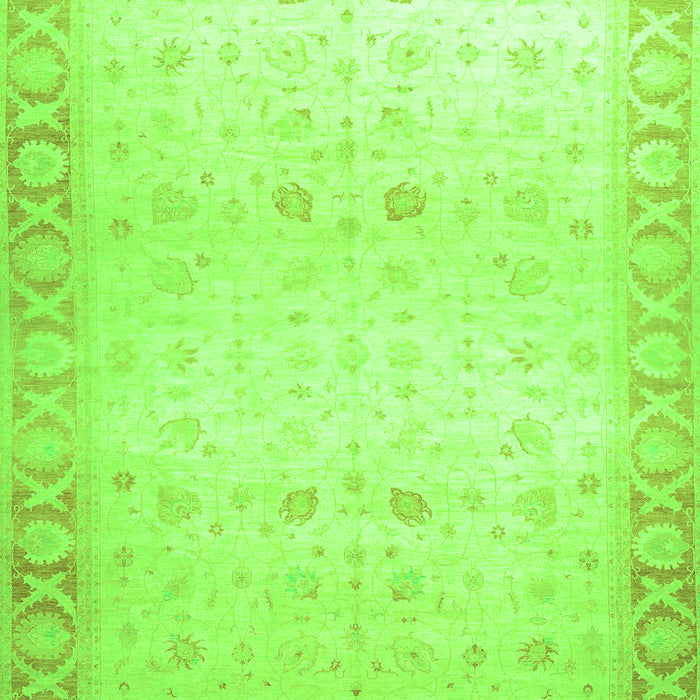 Oriental Green Traditional Rug, abs27grn