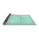 Sideview of Oriental Light Blue Traditional Rug, abs27lblu