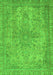 Machine Washable Abstract Green Modern Area Rugs, wshabs2800grn