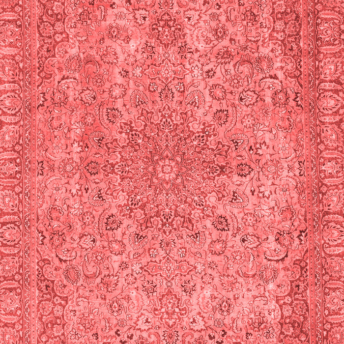 Abstract Red Modern Area Rugs