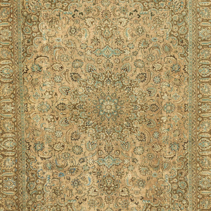 Abstract Metallic Gold Modern Rug, abs2800