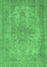 Machine Washable Abstract Emerald Green Modern Area Rugs, wshabs2800emgrn