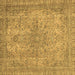 Square Abstract Brown Modern Rug, abs2800brn