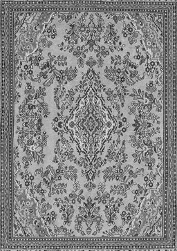 Abstract Gray Modern Rug, abs2801gry