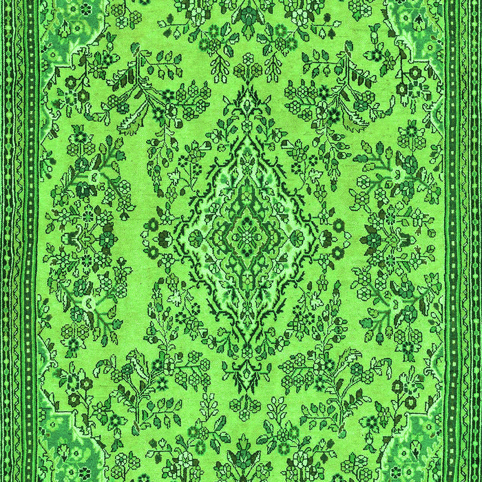 Abstract Green Modern Rug, abs2801grn