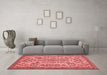 Modern Red Washable Rugs